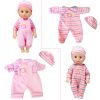 8-Sets Baby-Doll-Clothes for 12 inch Baby Dolls 10-11-12 inch Handmade Clothing Lovely Hat Dress and Outfits Accessories Christmas Birthday for Little Girl - Image 4