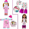10-Sets Doll-Clothes for American-14-inch-Dolls - Compatible with 14.5-inch-Dolls Handmade Clothes and Outfits Accessories Christmas Birthday Gift for Little Girl - Image 4