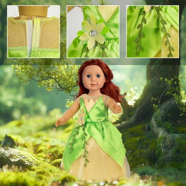 18 inch Doll Clothes Accessories - 6Pcs Different Princess Costume Dress - Image 7