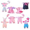 8-Sets Baby-Doll-Clothes for 12 inch Baby Dolls 10-11-12 inch Handmade Clothing Lovely Hat Dress and Outfits Accessories Christmas Birthday for Little Girl - Image 2
