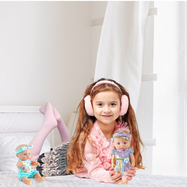 19Pcs 8-10-inch-Doll-Clothes-Accessories Baby-Doll-Clothes Costumes Outfits Christmas Birthday Gift for Little Girl - Image 3