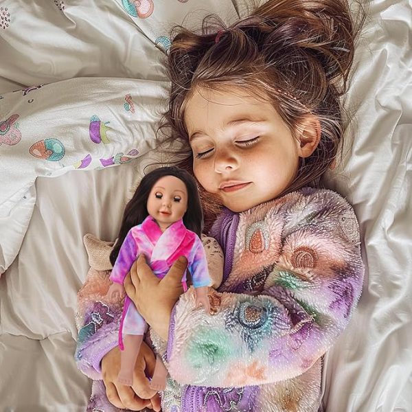 18-inch Doll Clothes and Accessories - 10 Sets Compatible with 18-inch-Dolls Outfits Christmas Birthday Gift for Little Girls - Image 6
