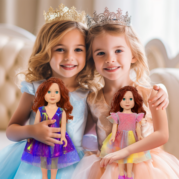 18-Inch-Doll-Clothes and Accessories - 8 Sets American Doll Clothes Compatible with All 18 inch Dolls Outfits Christmas Birthday Gift for Girls - Image 4